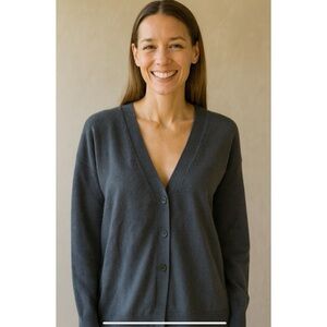 CLOSED CARDIGAN SWEATER WOOL CASHMERE PREPPY DESIGNER LUXURY OFFICE FALL TIME